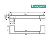 MEDIDAS ASIDERO DUCHA ADDSTORIS HANSGROHE